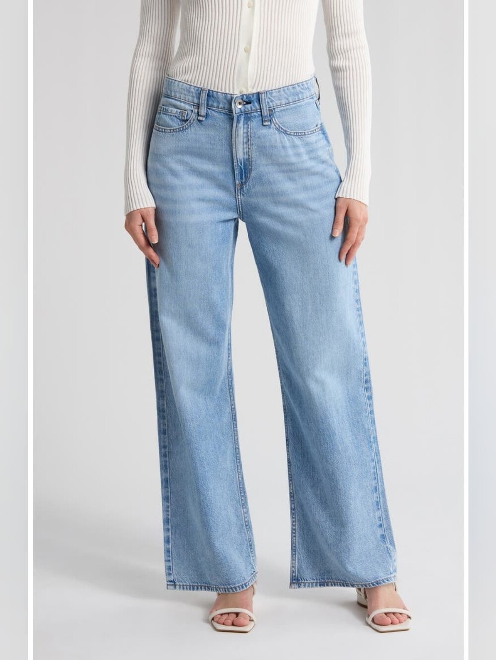 Rag And Bone Lori High Rise Wide Leg Jeans